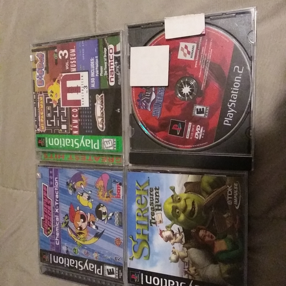 Lot Powerpuff Girls Chemical X-traction PS1 Playstation 1 New Namco Museum Vol 3